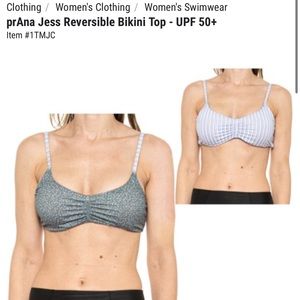 NWOT Prana Two Piece bathing suit. Top & Bottom.